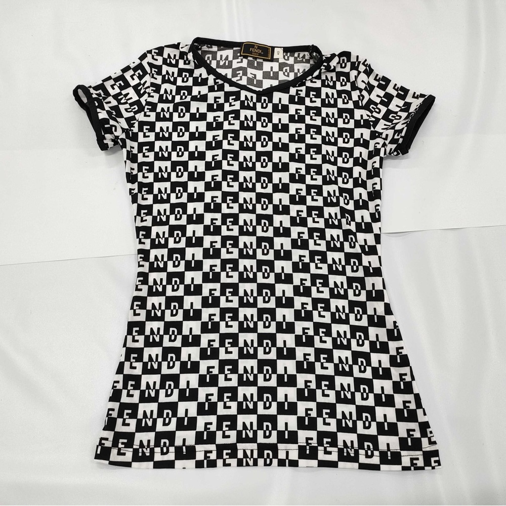 Fendi Checkered Top - size 40